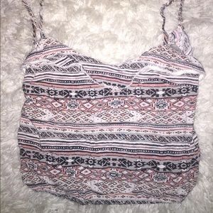 patterned pacsun crop top
